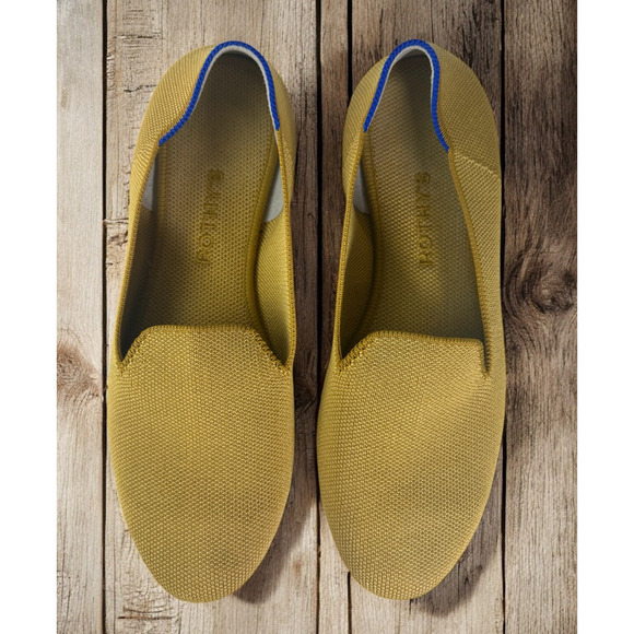 Rothy’s LemonDrop Loafers Round Toe Ballet Flat Slip On Knit Yellow Shoes 8.5 - Picture 16 of 16